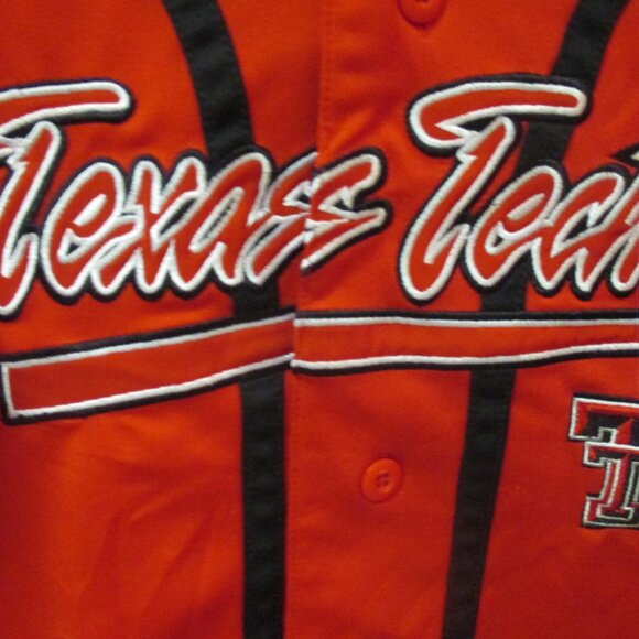 Texas Tech Starter Baseball jersey youth size 12 14 - Picture 2 of 5